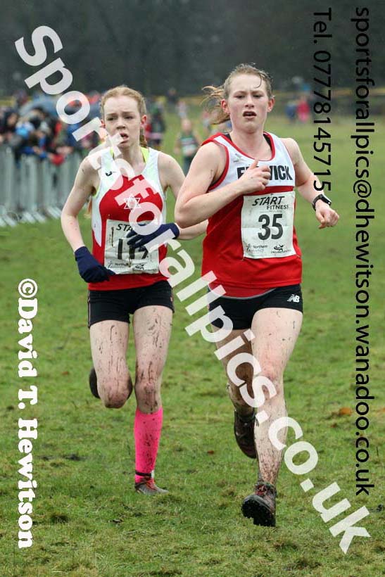 Womens under-17a  Northern Cross Country, Knowsley Safari Park. Photo: David T. Hewitson/Sports for All Pics